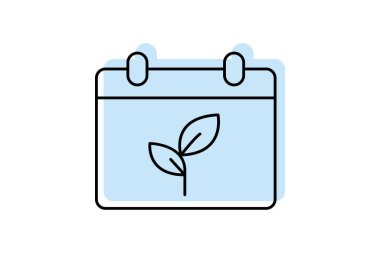 Takvim yerleştirme, vektör, piksel mükemmel, illüstratör dosyası