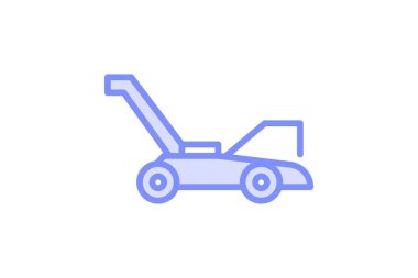 Çim biçme makinesi, vektör, piksel mükemmel, çizer dosyası