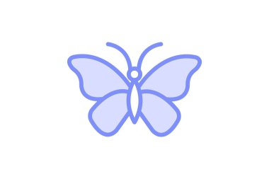 Kelebek Bahçede, vektör, piksel mükemmel, çizer dosyası