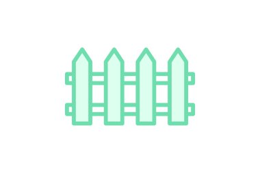 Bahçe Çiti, vektör, piksel mükemmel, çizer dosyası