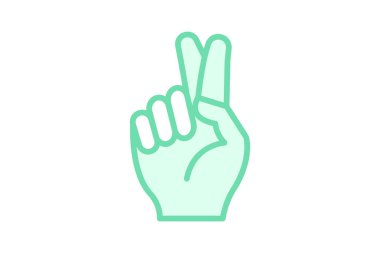 Yeşil Parmak Hareketi, vektör, piksel mükemmel, illüstratör dosyası