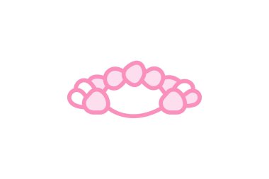 Bahçe çakıl sınırı, vektör, piksel mükemmel, illüstratör dosyası