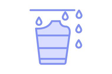 Yağmur Varili, vektör, piksel mükemmel, illüstratör dosyası