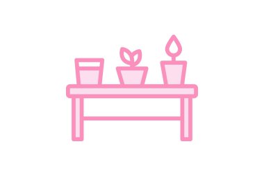 Potting Bench, vektör, piksel mükemmel, illüstratör dosyası