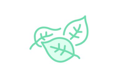 Yapraklar, vektör, piksel üzerindeki iletiler mükemmel, illüstratör dosyası