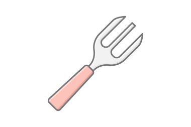 Bahçe Çatalı Aracı, vektör, piksel mükemmel, illüstratör dosyası