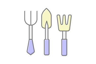 Bahçe Araçları Set, vektör, piksel mükemmel, illüstratör dosyası