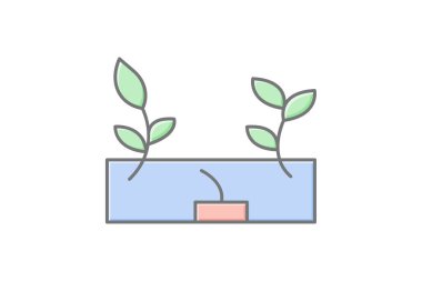 Ivy Duvarda, vektör, piksel mükemmel, illüstratör dosyası