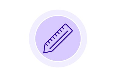 Bahçe cetveli, vektör, piksel mükemmel, illüstratör dosyası