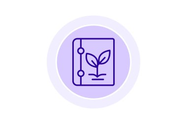 Bahçe Günlüğü, vektör, piksel mükemmel, illüstratör dosyası