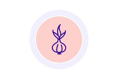 Taze soğan, vektör, piksel mükemmel, illüstratör dosyası