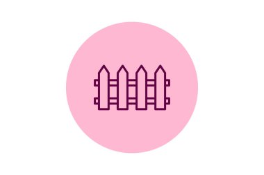 Bahçe Çiti, vektör, piksel mükemmel, çizer dosyası