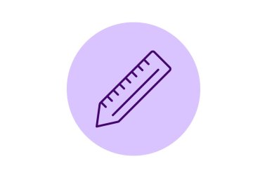 Bahçe cetveli, vektör, piksel mükemmel, illüstratör dosyası