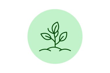 Organik Herb Yaması, vektör, piksel mükemmel, illüstratör dosyası