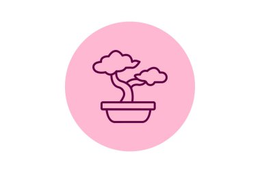 Bonsai budama, vektör, piksel mükemmel, illüstratör dosyası