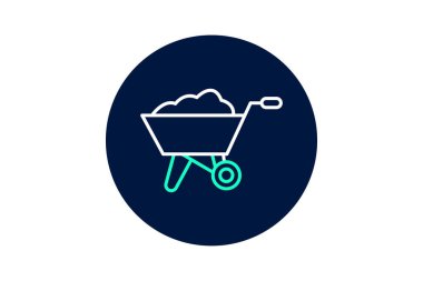 El arabası Toprak, vektör, piksel mükemmel, illüstratör dosyası