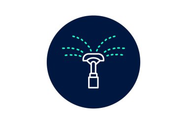 Su püskürtme, vektör, piksel mükemmel, illüstratör dosyası