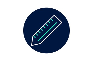 Bahçe cetveli, vektör, piksel mükemmel, illüstratör dosyası