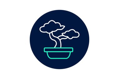 Bonsai budama, vektör, piksel mükemmel, illüstratör dosyası