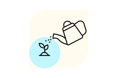 Sulama Bitkileri, vektör, piksel mükemmel, illüstratör dosyası