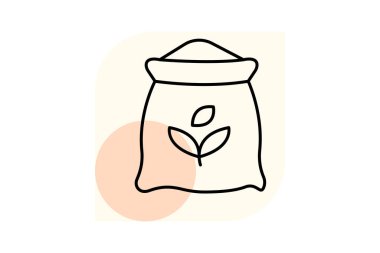 Bahçe Torbası, vektör, piksel mükemmel, illüstratör dosyası