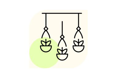 Asma Bitkileri, vektör, piksel mükemmel, illüstratör dosyası