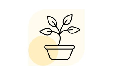 Fesleğen, vektör, piksel mükemmel, çizer dosyası