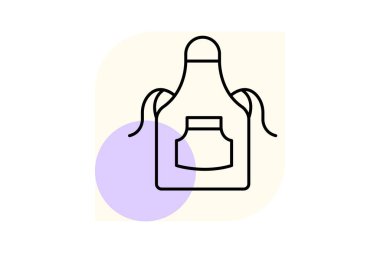 Bahçe önlüğü, vektör, piksel mükemmel, illüstratör dosyası