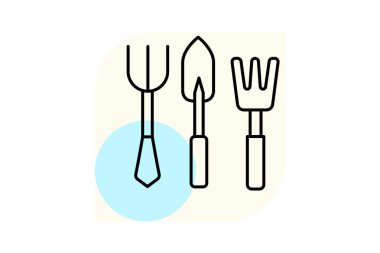 Bahçe Araçları Set, vektör, piksel mükemmel, illüstratör dosyası