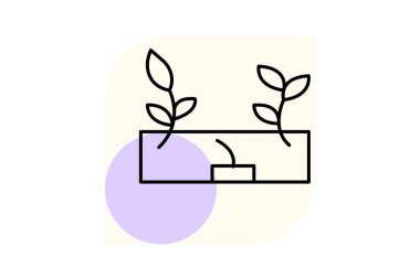 Ivy Duvarda, vektör, piksel mükemmel, illüstratör dosyası