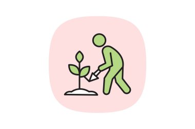 Ağaç Diken Adam, vektör, piksel mükemmel, illüstratör dosyası