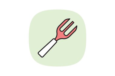 Bahçe Çatalı Aracı, vektör, piksel mükemmel, illüstratör dosyası