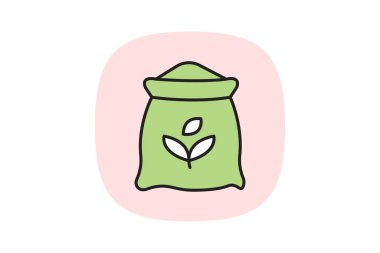 Bahçe Torbası, vektör, piksel mükemmel, illüstratör dosyası