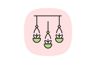 Asma Bitkileri, vektör, piksel mükemmel, illüstratör dosyası