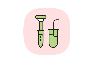 Toprak Test Kiti, vektör, piksel mükemmel, illüstratör dosyası