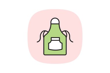 Bahçe önlüğü, vektör, piksel mükemmel, illüstratör dosyası