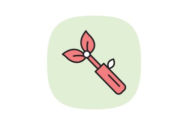 Bitki İşaretleyici Çubuğu, vektör, piksel mükemmel, illüstratör dosyası