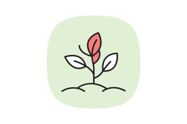 Organik Herb Yaması, vektör, piksel mükemmel, illüstratör dosyası