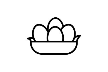 Hasır Yumurtalar, vektör, piksel mükemmel, illüstratör dosyası