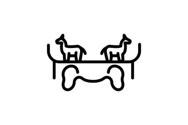 Hayvan Yetiştirme Kalemi, vektör, piksel mükemmel, illüstratör dosyası