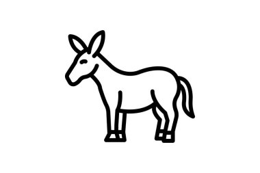 Eşek Sabit, vektör, piksel mükemmel, illüstratör dosyası
