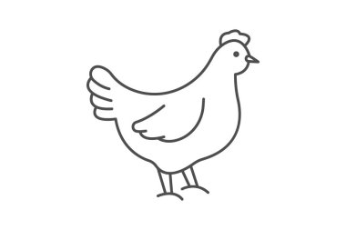 Kümes hayvanları, vektör, piksel mükemmel, illüstratör dosyası