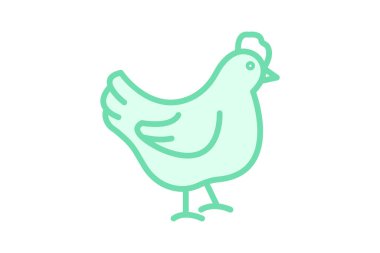 Tavuk gagalama, vektör, piksel mükemmel, illüstratör dosyası