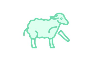 Koyun Kırpma, vektör, piksel mükemmel, illüstratör dosyası