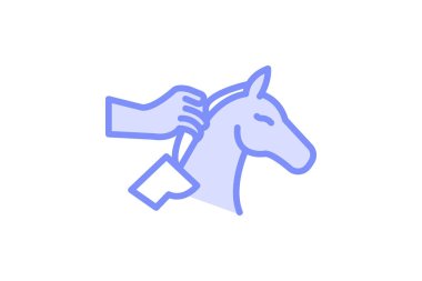 At Bakımı, vektör, piksel mükemmel, illüstratör dosyası