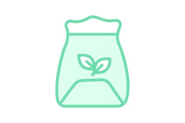 Sığır Besleme Torbası, vektör, piksel mükemmel, illüstratör dosyası