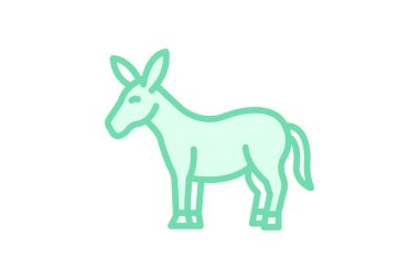 Eşek Sabit, vektör, piksel mükemmel, illüstratör dosyası