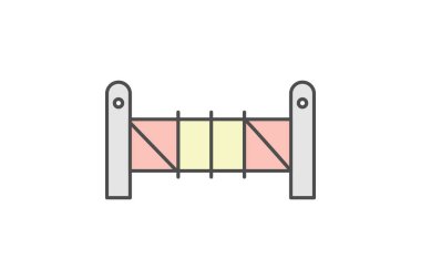 Koyun Çiti Kapısı, vektör, piksel mükemmel, illüstratör dosyası