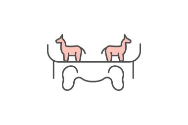 Hayvan Yetiştirme Kalemi, vektör, piksel mükemmel, illüstratör dosyası