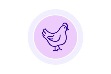 Tavuk gagalama, vektör, piksel mükemmel, illüstratör dosyası